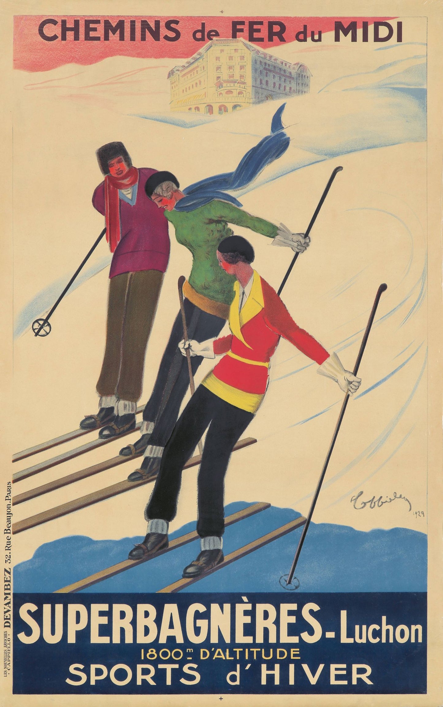 "Superbagnères-Luchon" de Leonetto Cappiello