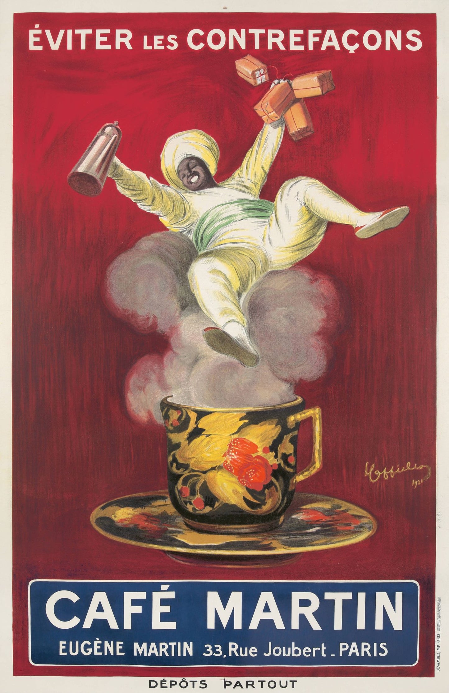"Café Martin" de Leonetto Cappiello | Póster impreso