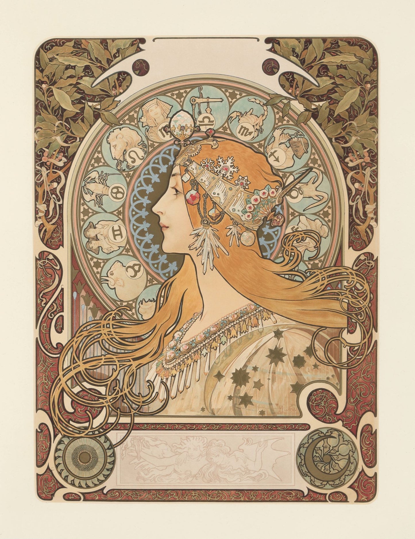 "Zodiac" de Alphonse Mucha