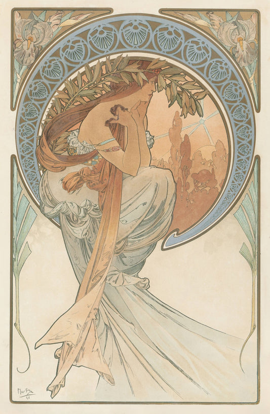 "La Poesía" Alphonse Mucha