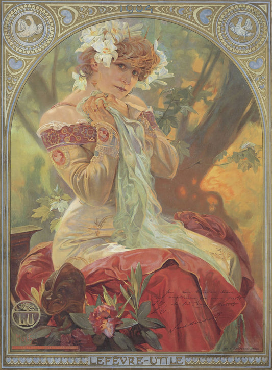 "Lefèvre-Utile" de Alphonse Mucha