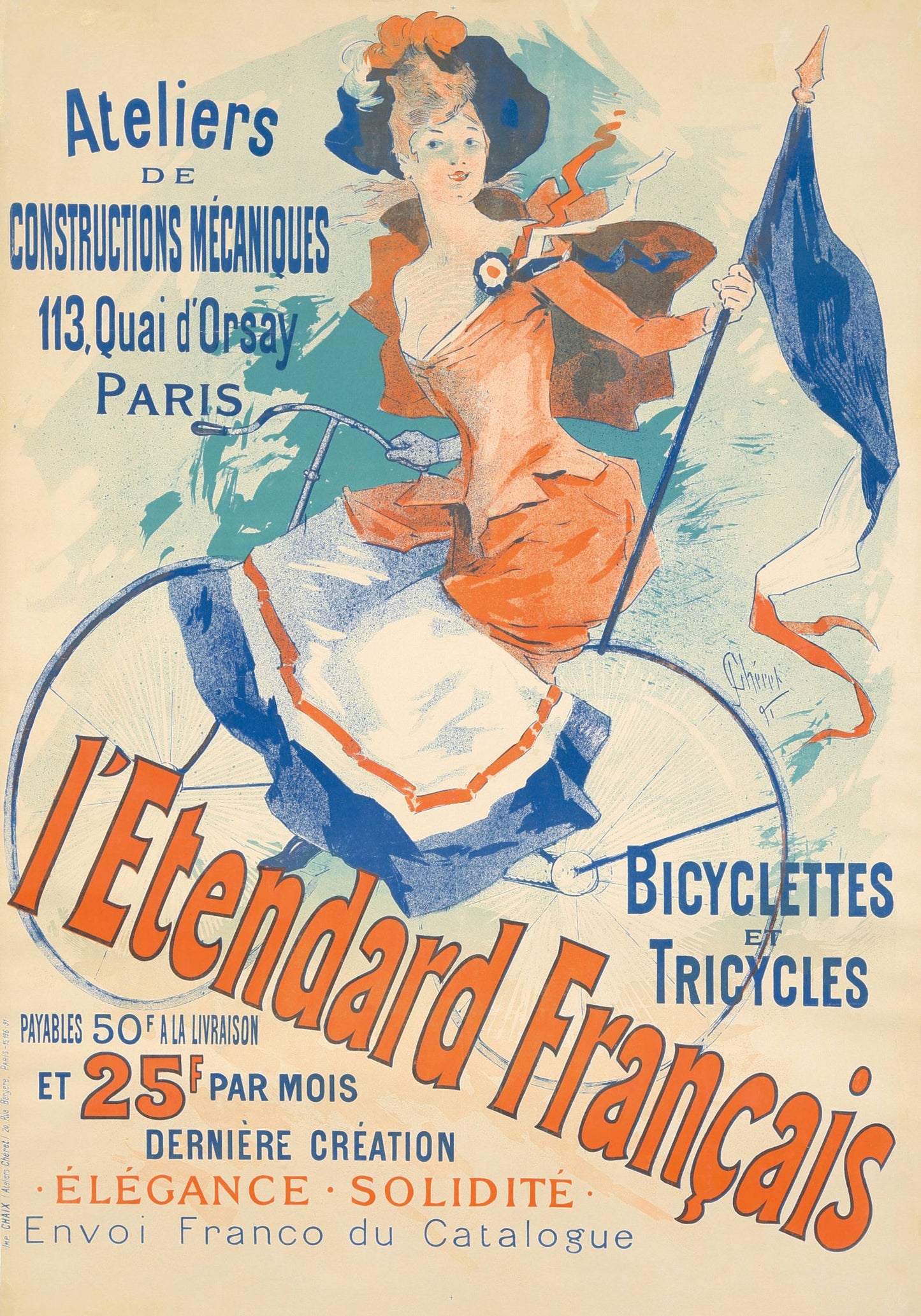 "L'Etendard Français" de Jules Chéret