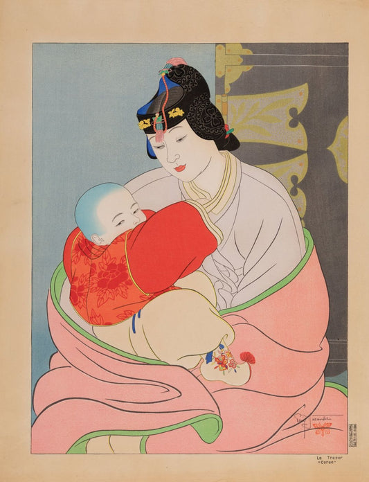 Arte Japonés - El Tesoro. Corea, de Paul Jacoulet