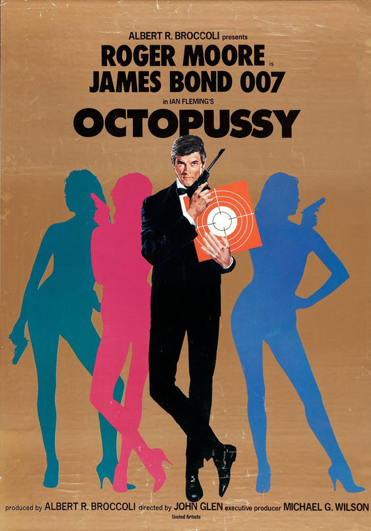 James Bond Octopussy (1983) Roger Moore & Ian Fleming