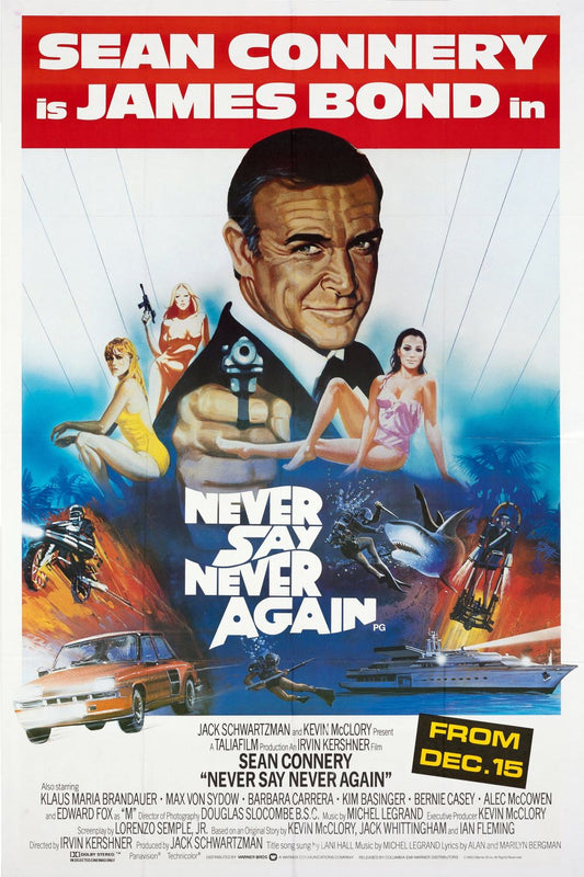 James Bond Never Say Never Again (1983) Sean Connery