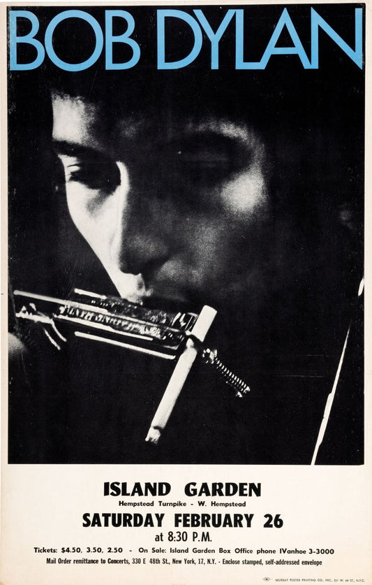 Bob Dylan en vivo en Island Garden, West Hempstead (1966)