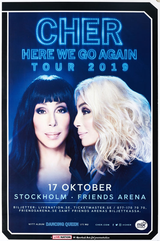 Cher en concierto en Estocolmo, Suecia (octubre 2019)