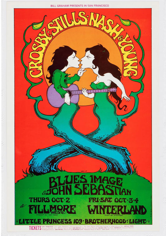 Crosby, Stills, Nash & Young en Fillmore West (1969)