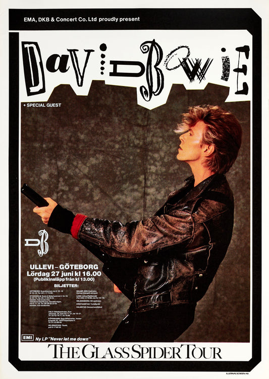 David Bowie The Glass Spider Tour en Suecia (junio 1987)