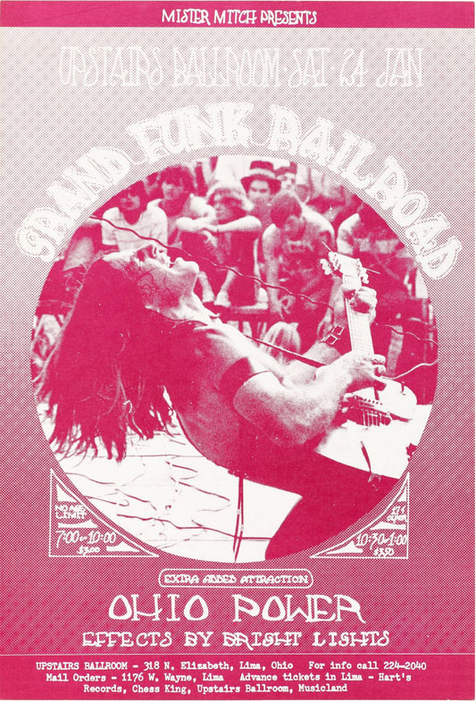 Grand Funk Railroad en concierto en Ohio, Estados Unidos