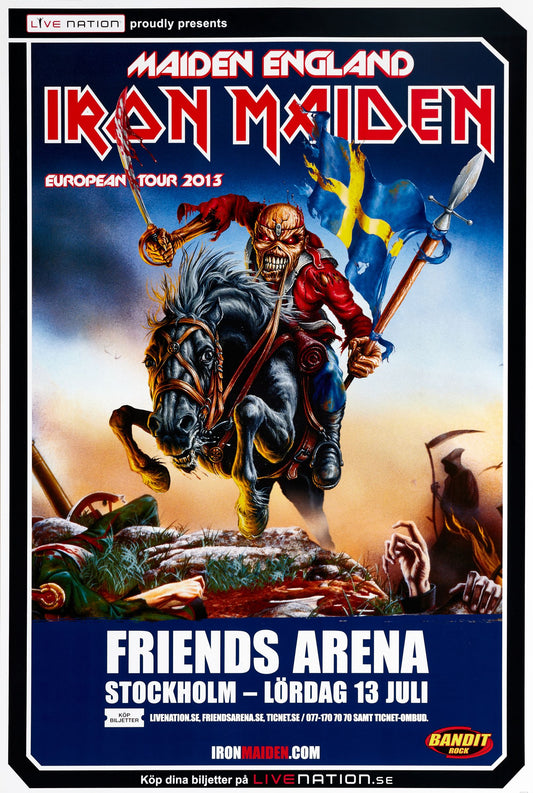 Iron Maiden tour europeo, concierto Suecia (julio 2013)