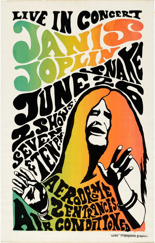 Janis Joplin en concierto en Schenectady, NY (junio 1970)