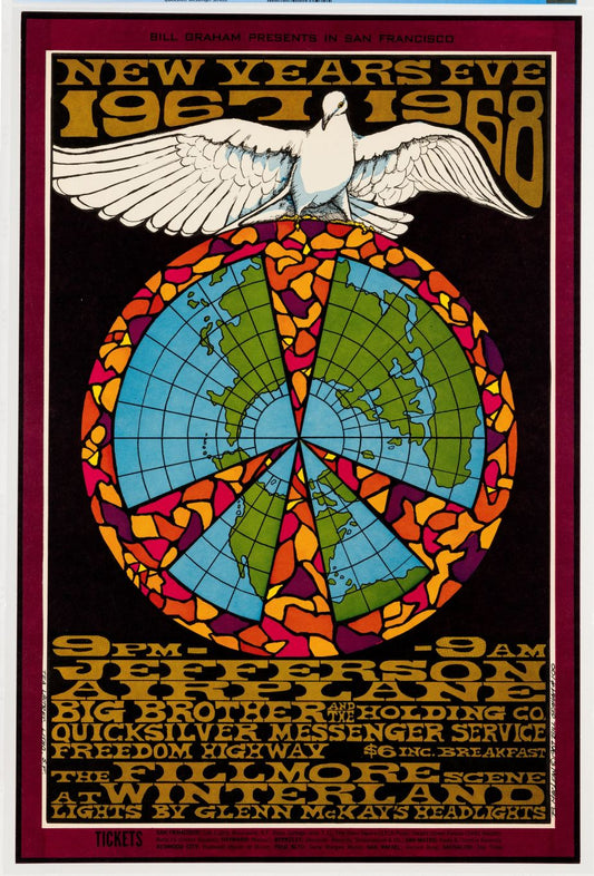 Jefferson Airplane, Big Brother y más en Año Nuevo (1968)