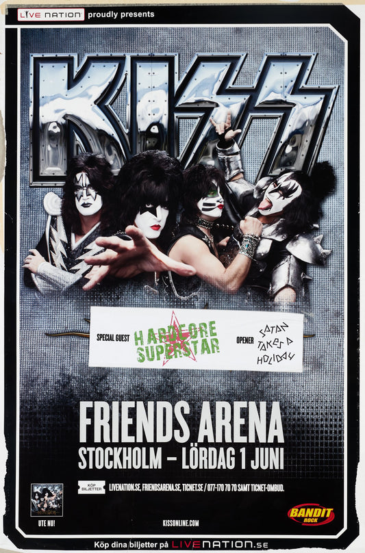 Kiss en vivo en Estocolmo, Suecia (junio 2013)