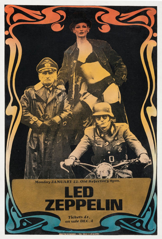 Led Zeppelin anuncio de concierto (1973)