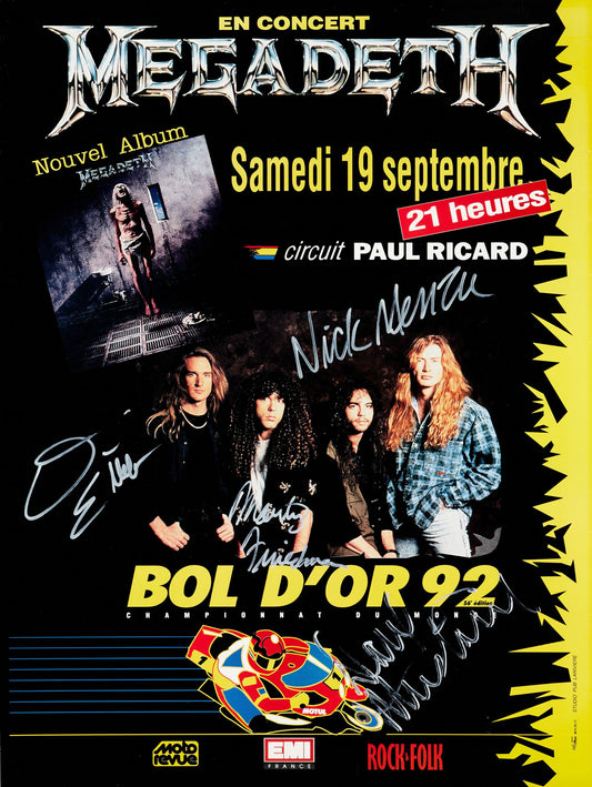 Megadeth en concierto (septiembre 1992)