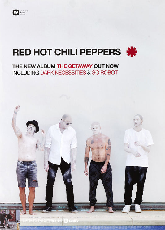 Red Hot Chili Peppers The New Album The Getaway out now (2016)