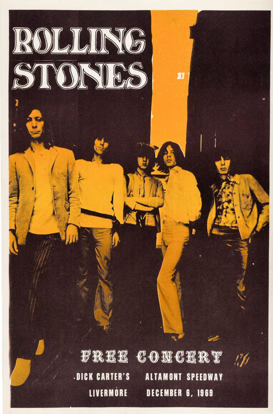 The Rolling Stones en un concierto gratuito (diciembre 1969)