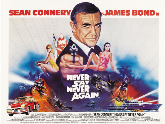 James Bond Sean Connery is James Bond in Never Say Never Again