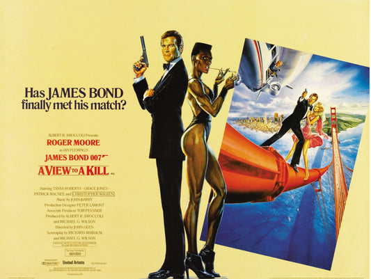 James Bond A View To A Kill (1985) Roger Moore