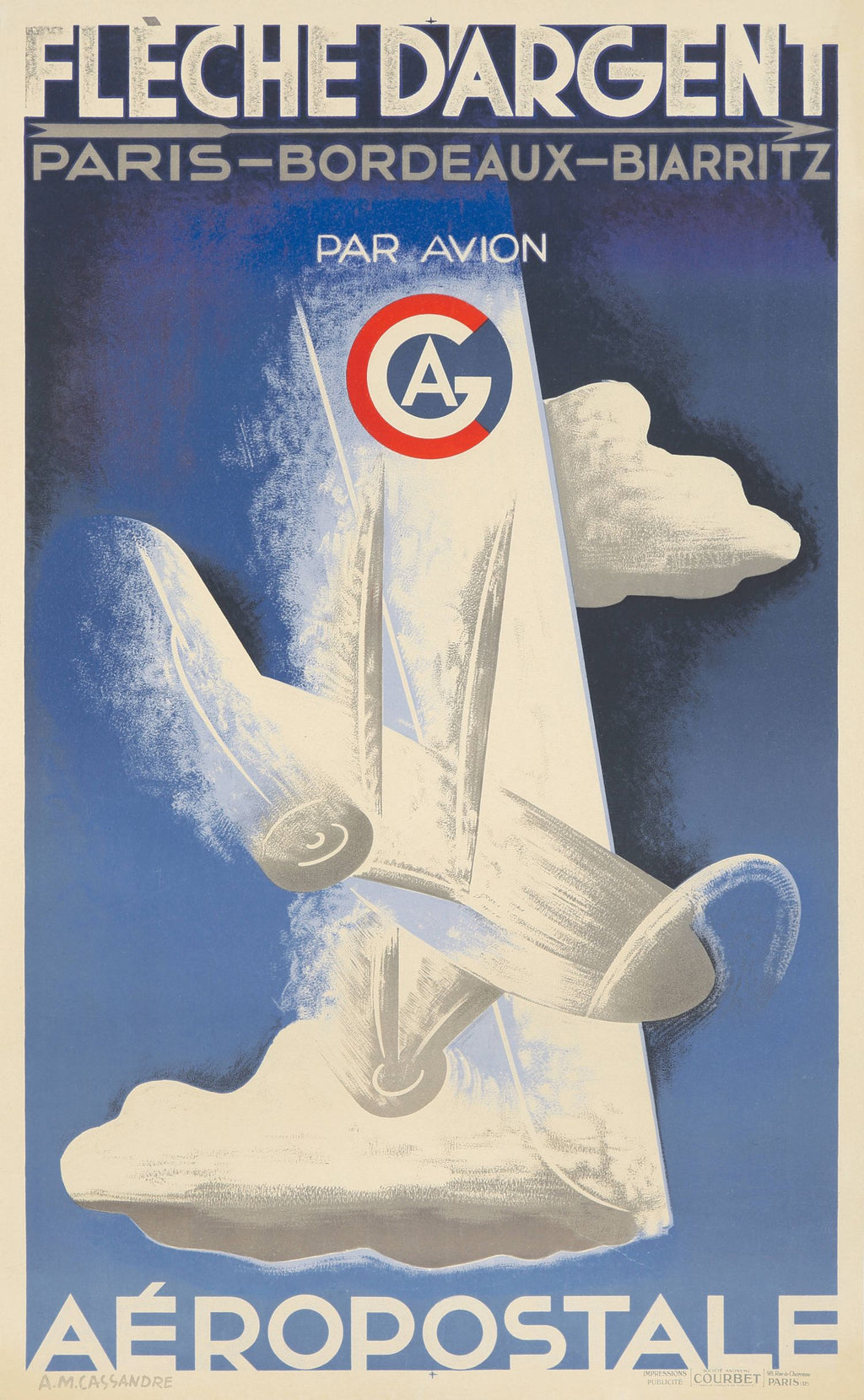 "Flèche d'Argent" por A.M. Cassandre
