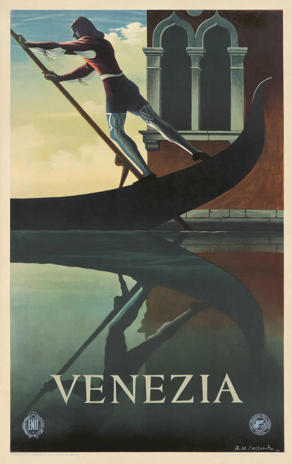 "Venezia" por A.M. Cassandre