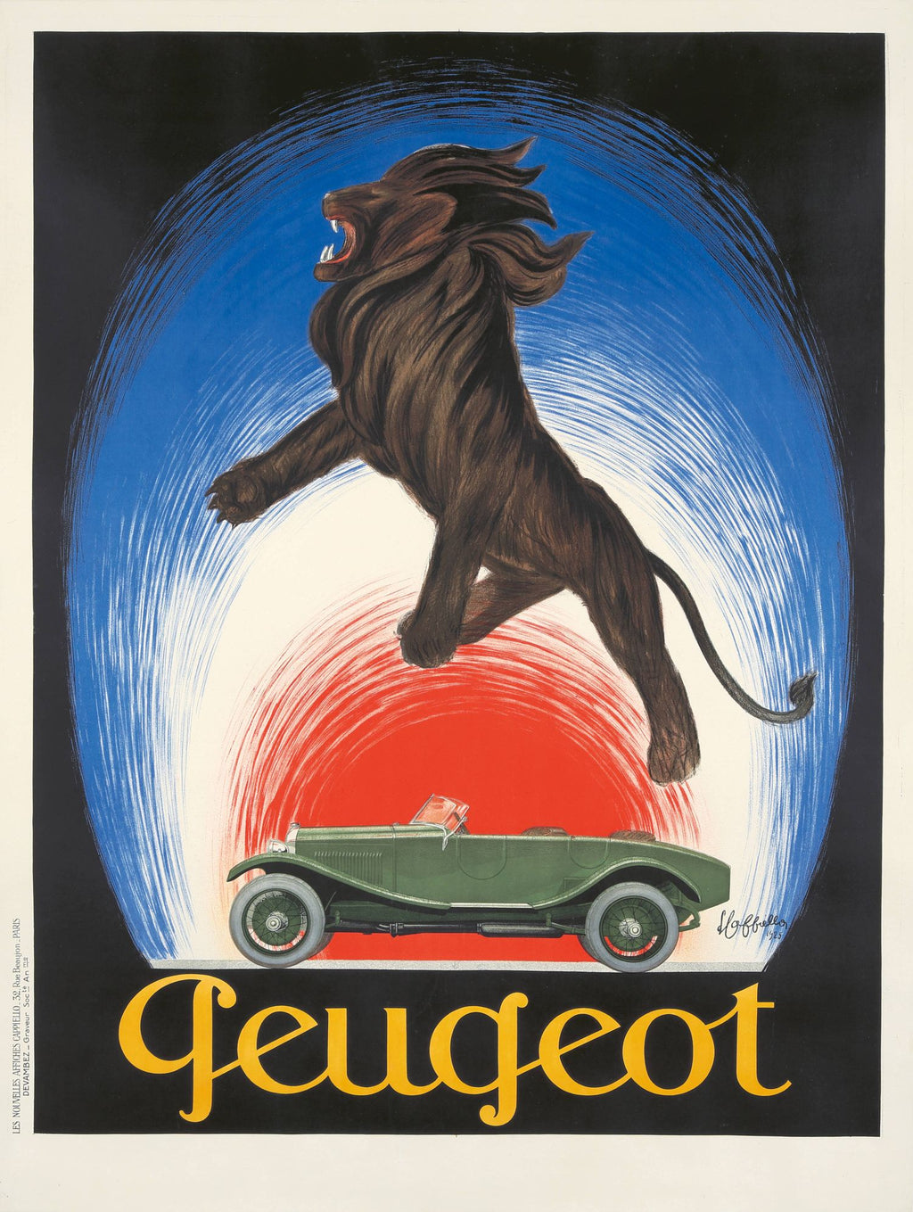 "Peugeot" de Leonetto Cappiello