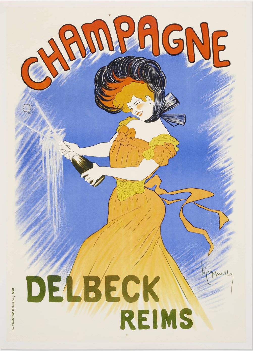 "Champagne Delbeck Reims" de Leonetto Cappiello