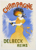 "Champagne Delbeck Reims" de Leonetto Cappiello