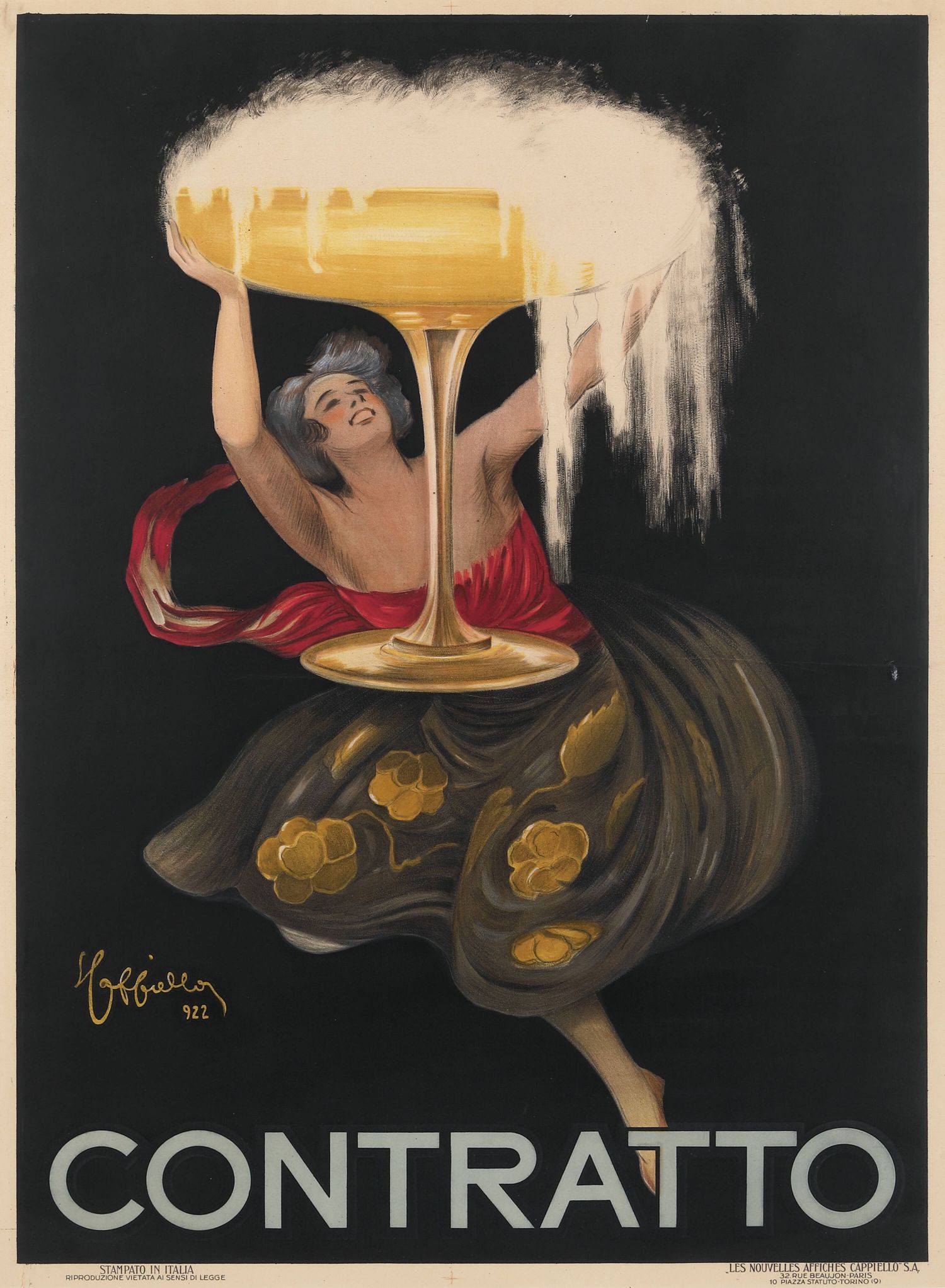 "Contratto" de Leonetto Cappiello