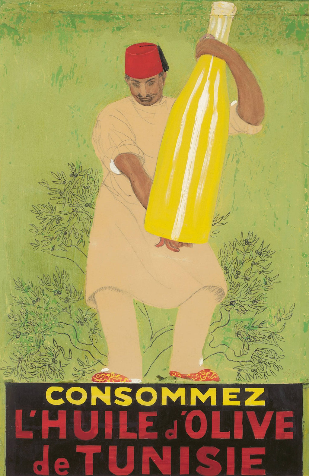 "Aceite de Oliva de Túnez" de Leonetto Cappiello