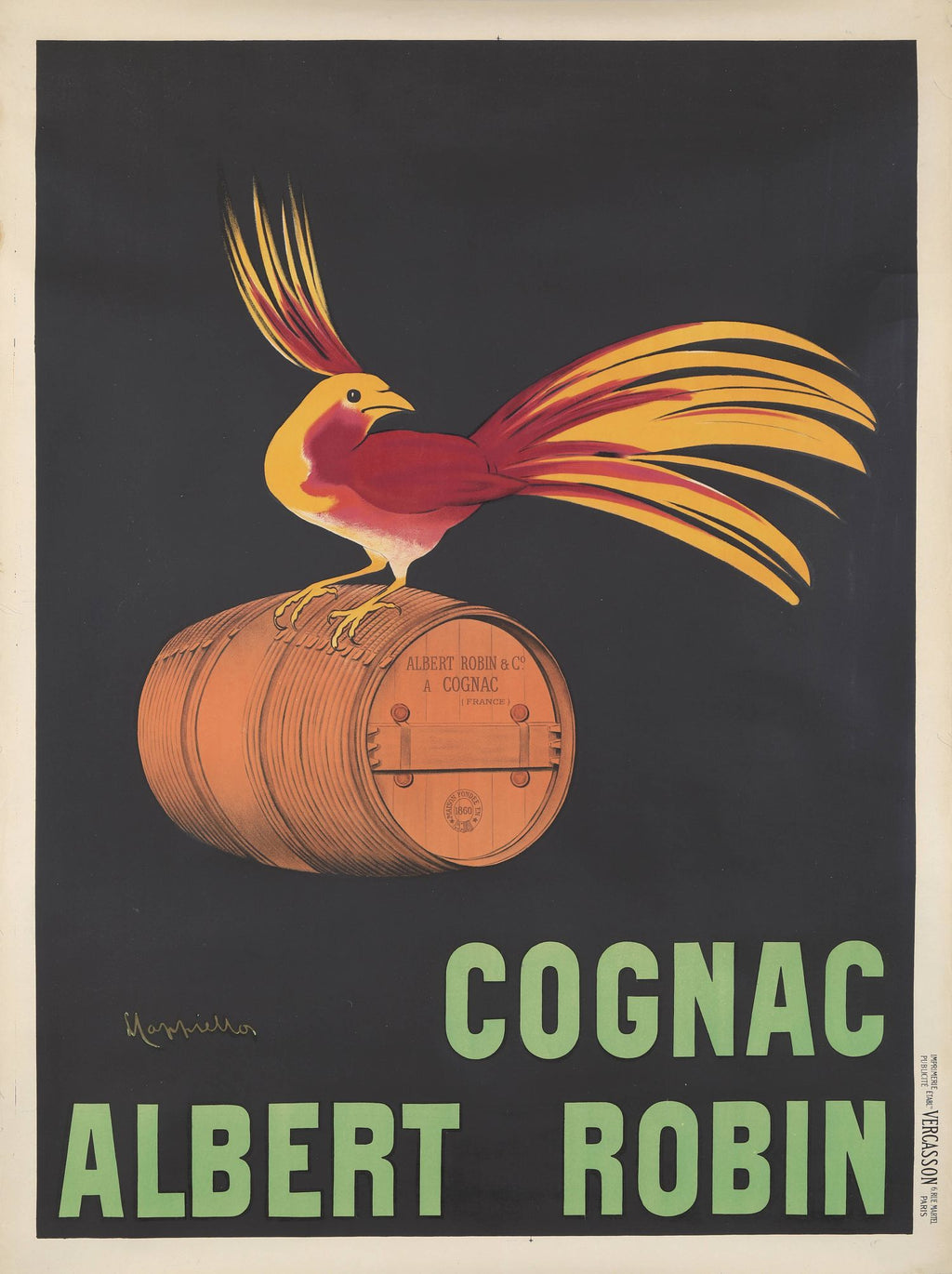 "Cognac Albert Robin" de Leonetto Cappiello