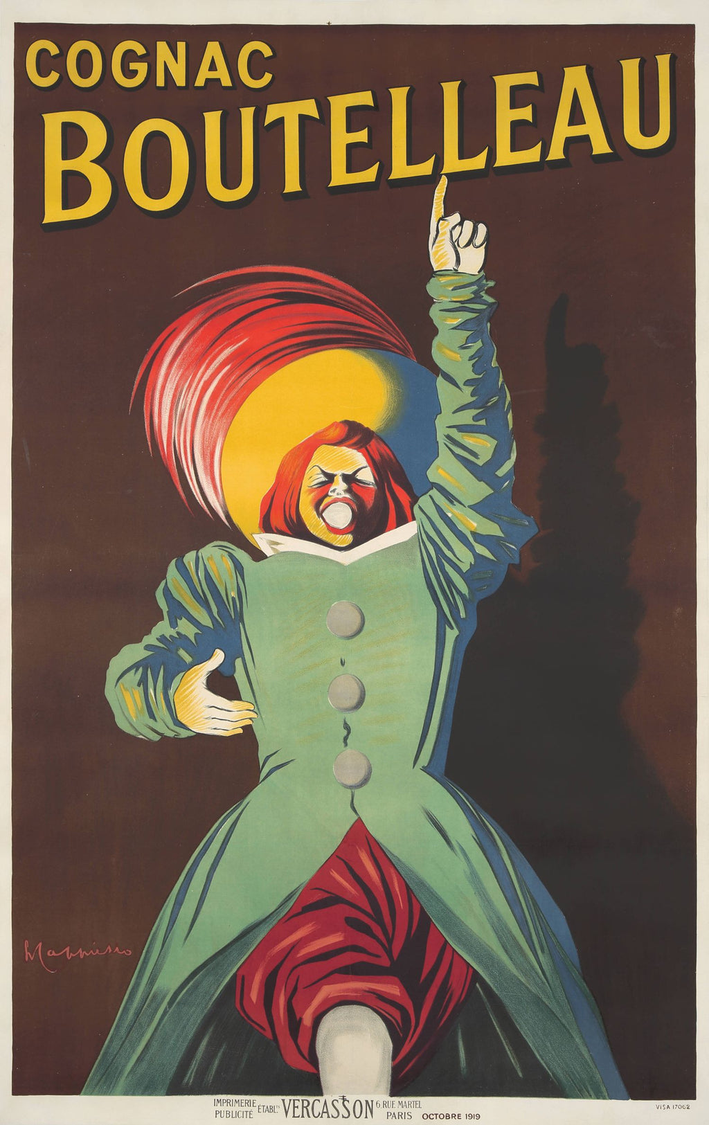 "Cognac Boutelleau" de Leonetto Cappiello