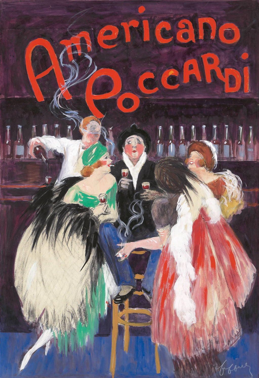 "Americano Poccardi" de Leonetto Cappiello