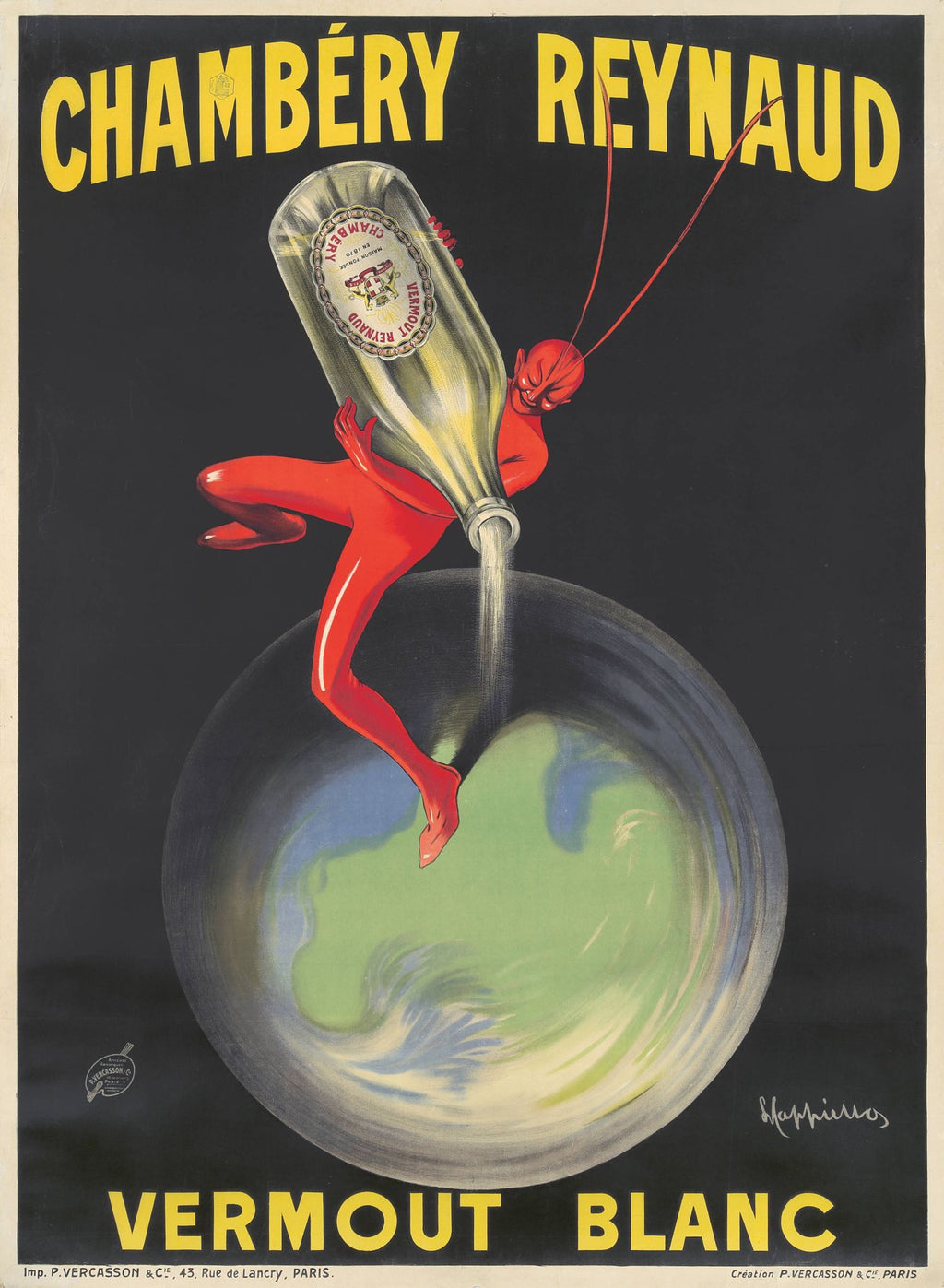 "Chambéry Reynaud Vermouth Blanc" de Leonetto Cappiello