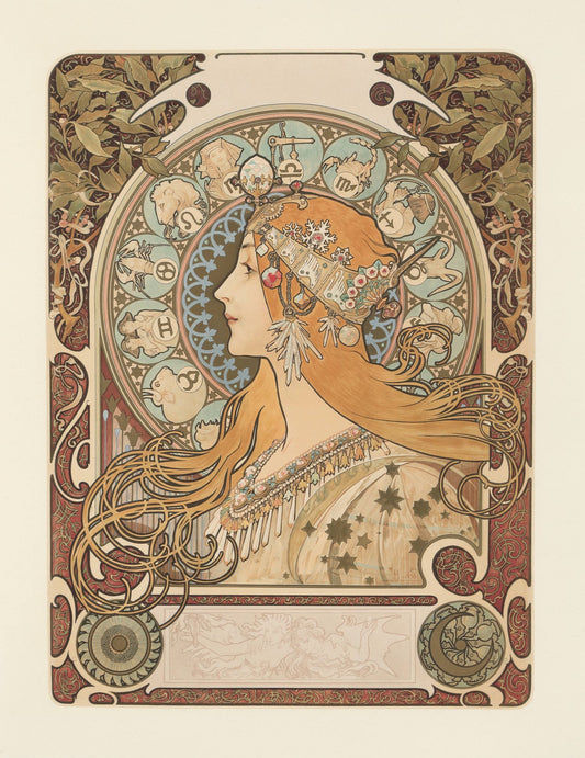 "Zodiac" de Alphonse Mucha