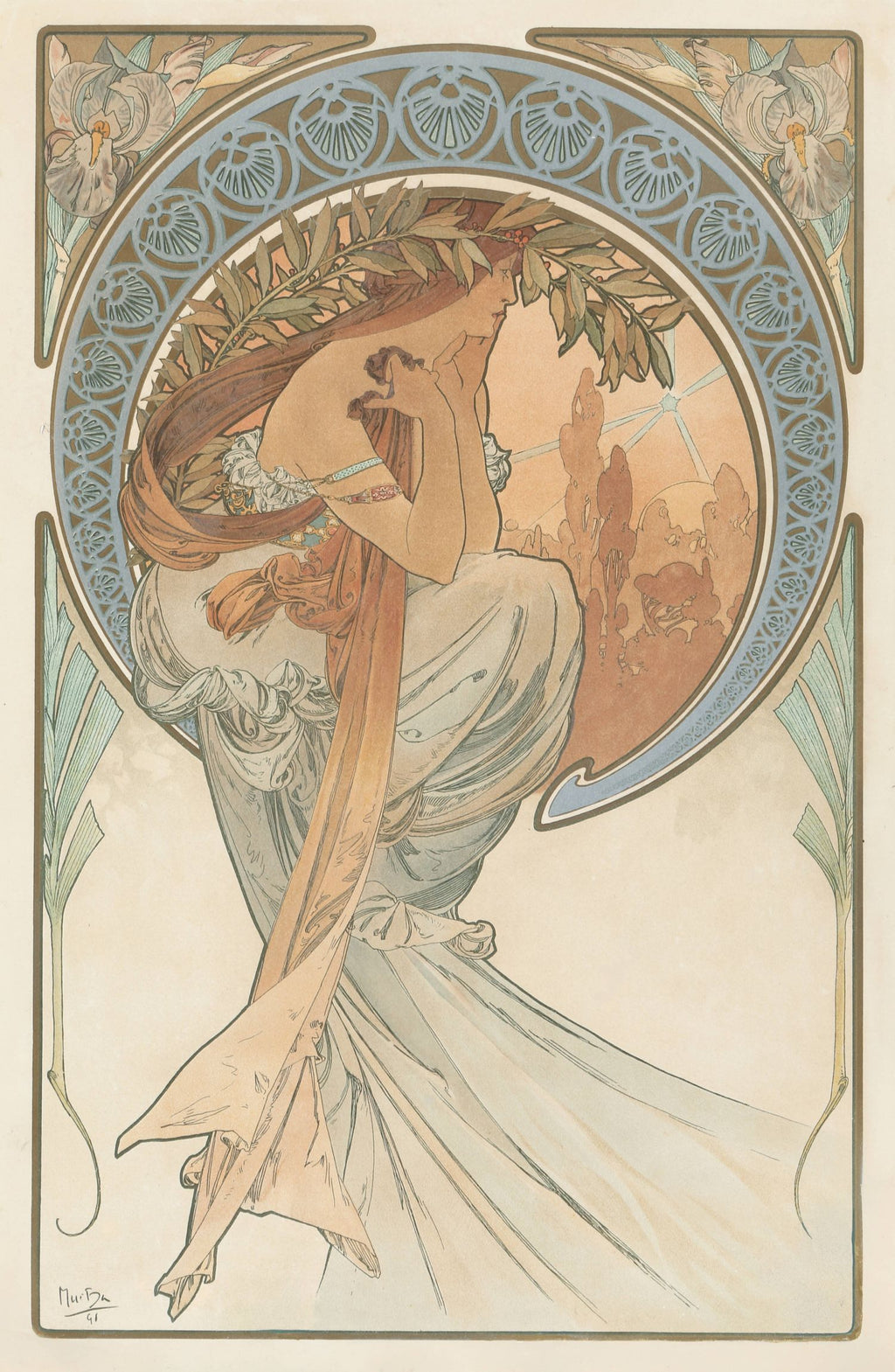 "La Poesía" Alphonse Mucha