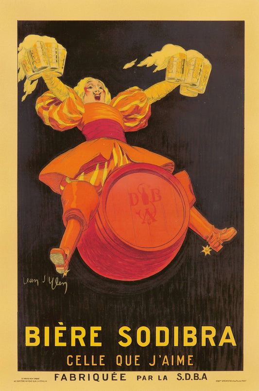 "Cerveza Sodibra" de Jean d'Ylen | Póster impreso