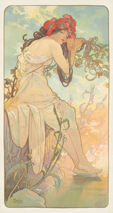 "El Verano" de Alphonse Mucha