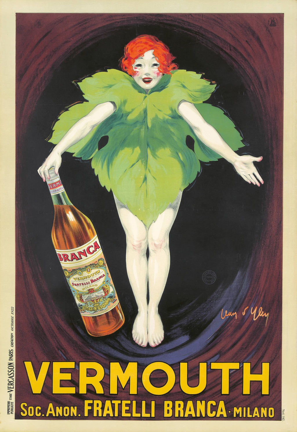 "Vermouth Fratelli Branca" de Jean d'Ylen