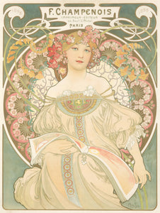 "F. Champenois" de Alphonse Mucha