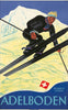 Póster de "Adelboden" de 1928 por Willy Trapp