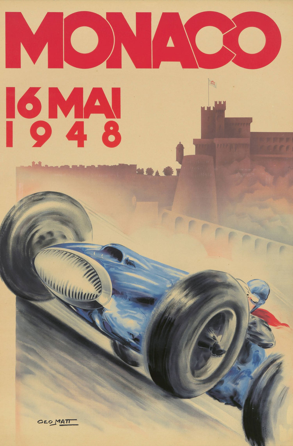 "Gran Premio de Mónaco 1948" de Géo Ham