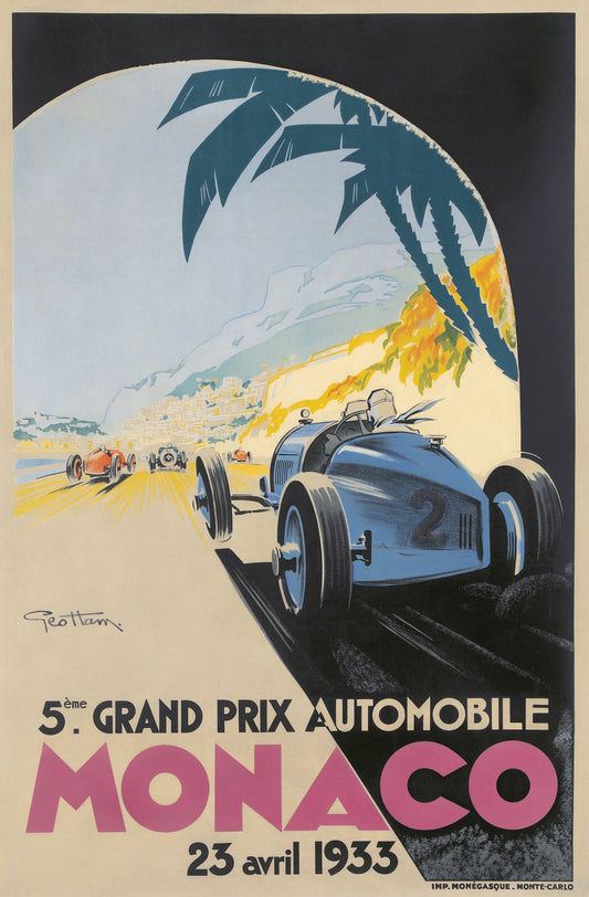 "5º Gran Premio de Automóviles de Mónaco 1933" de Géo Ham