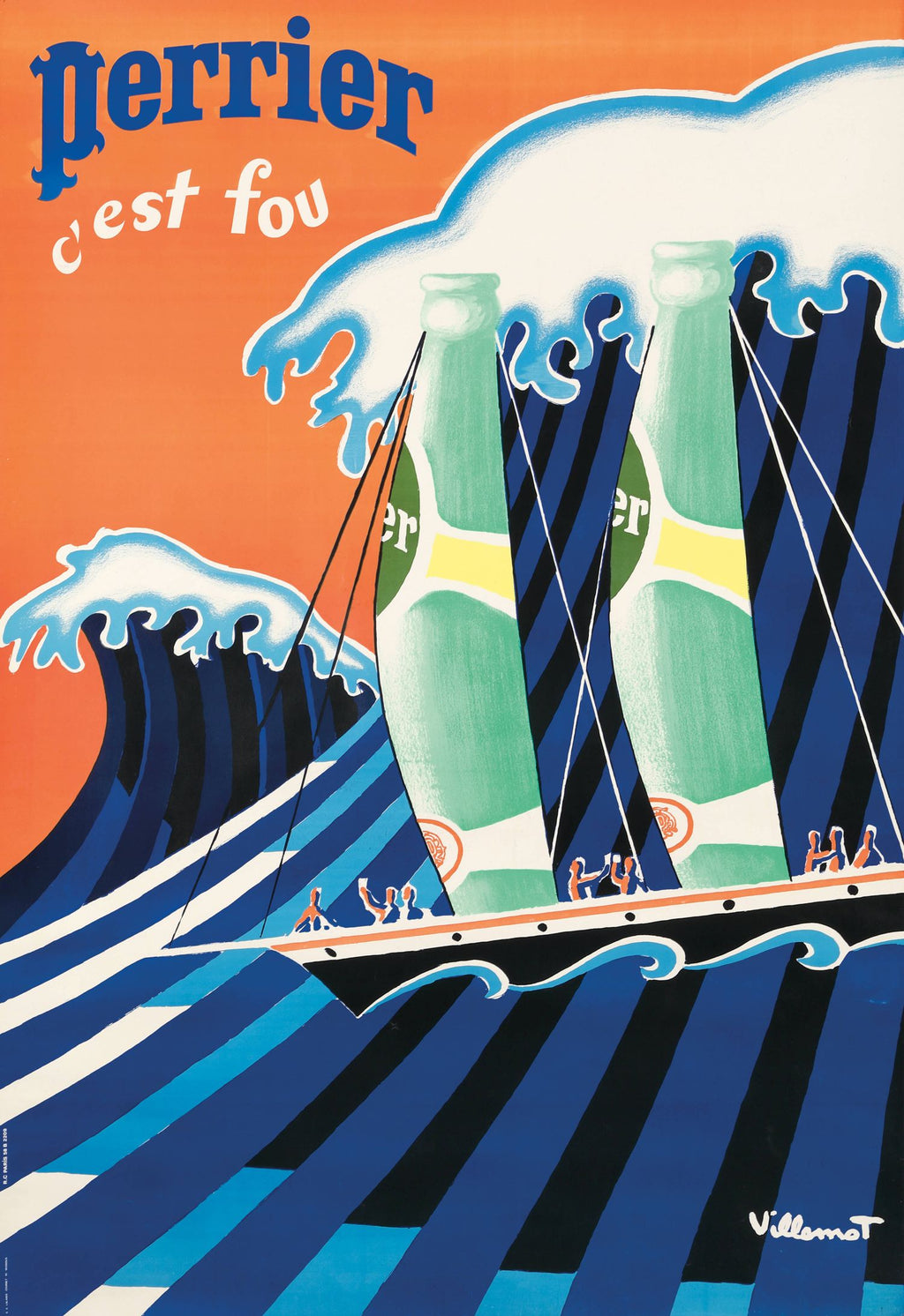 "Perrier c'est fou" de Bernard Villemot