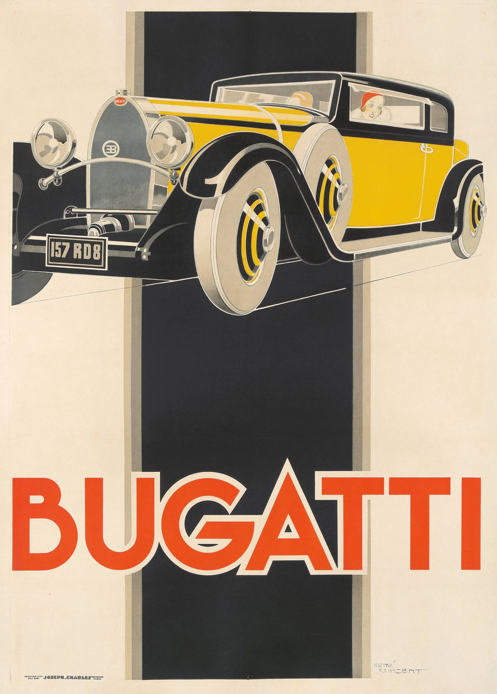 "Bugatti Type 57" de René Vincent