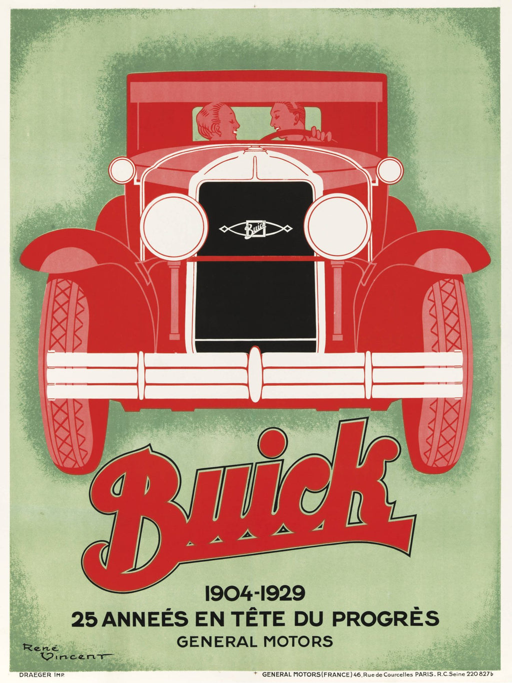 "Buick, 1904-1929: 25 años a la cabeza del progreso" de René Vincent