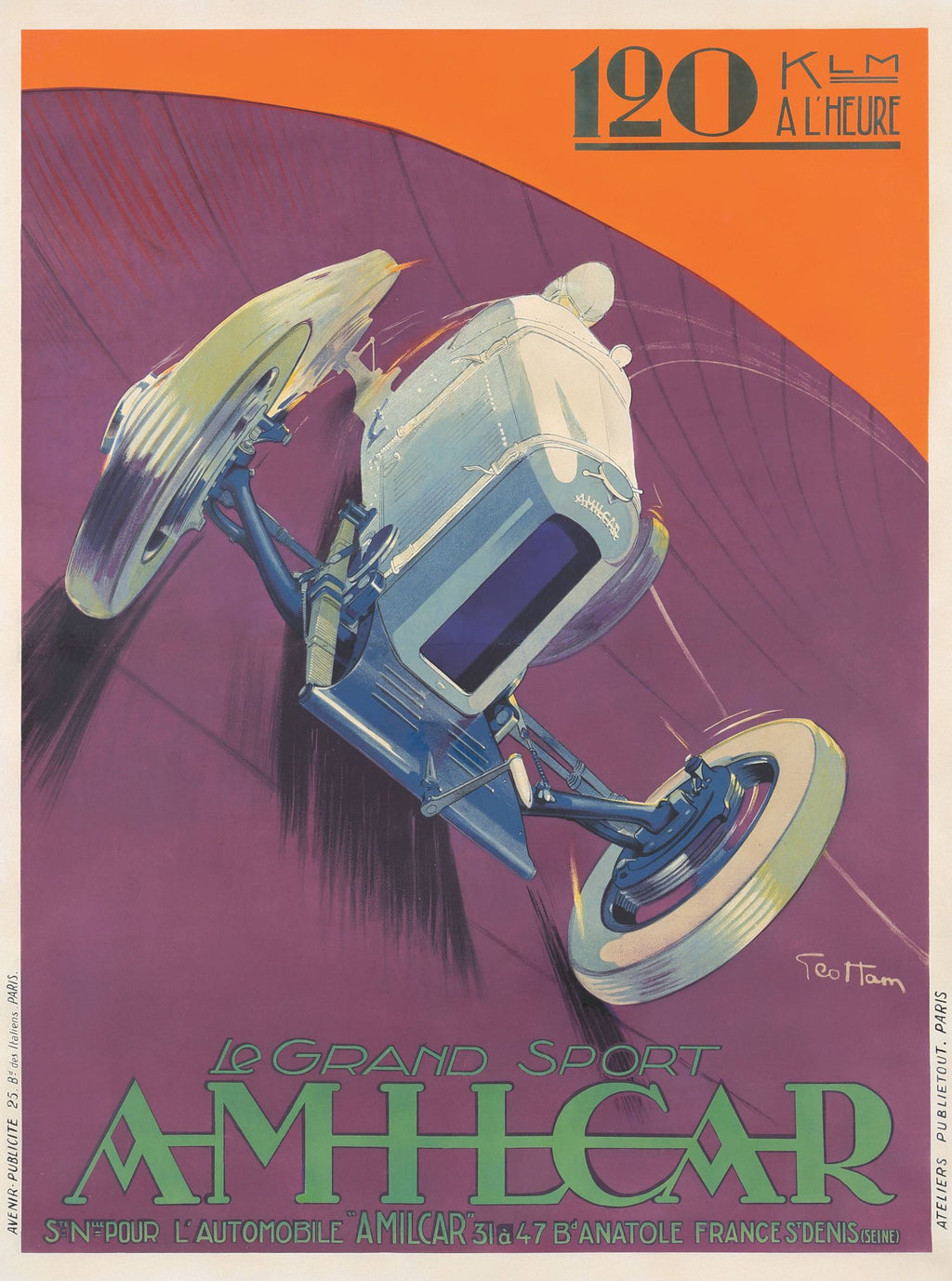 "Le Grand Sport Amilcar" de Géo Ham