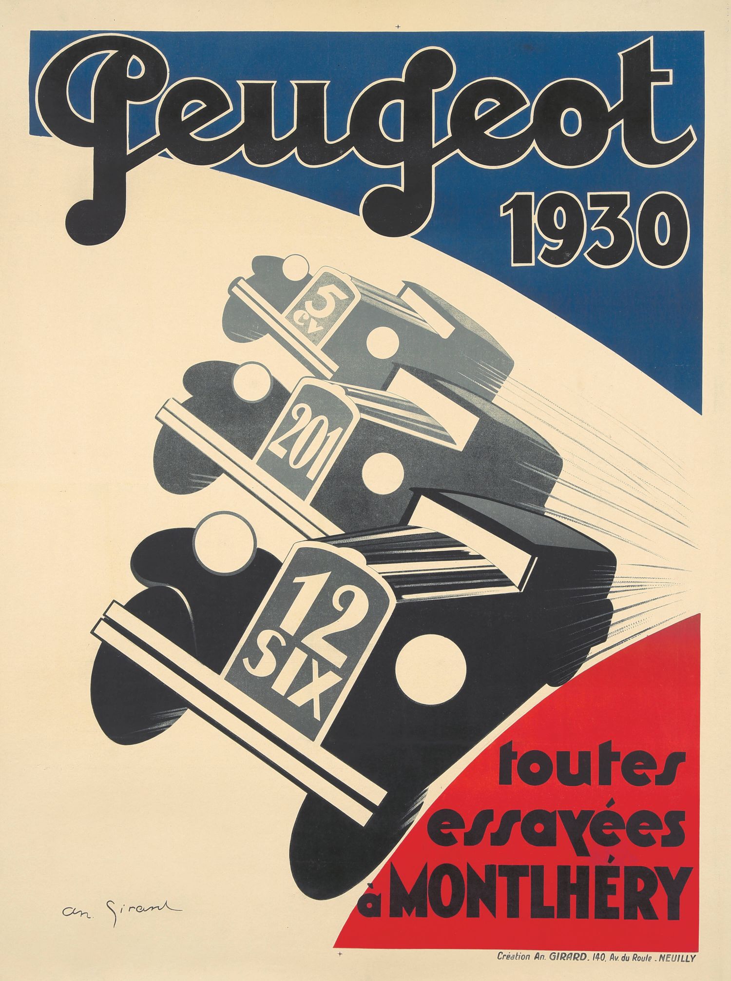 "Peugeot" de 1930 de André Girard