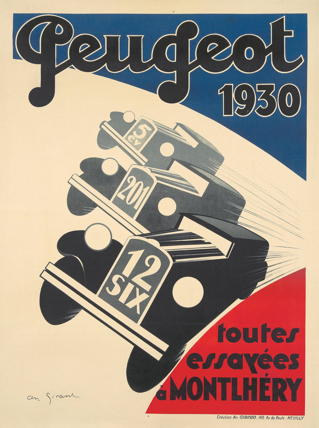 "Peugeot" de 1930 de André Girard
